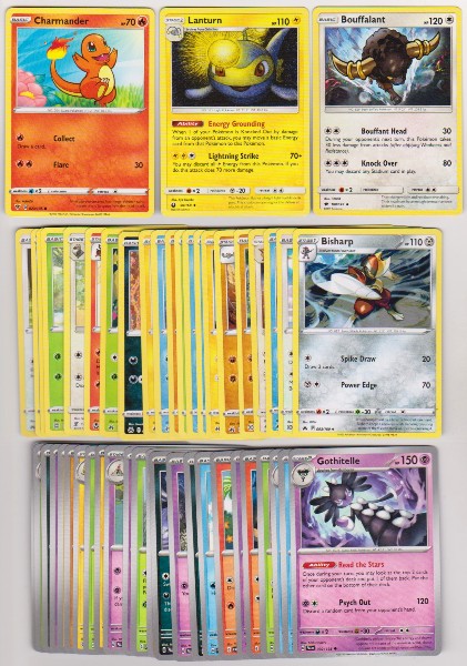 50 Different Pokemon Trading Cards w/ Charmander + More