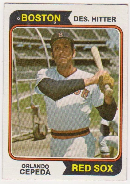 1974 Topps Orlando Cepeda #83 Card - HOF'er