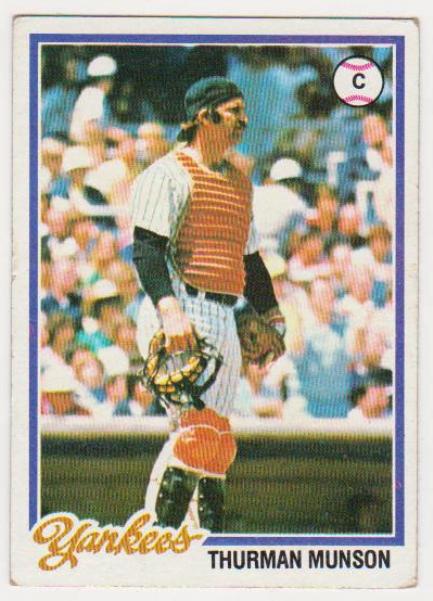 1978 Topps Thurman Munson #60 Card