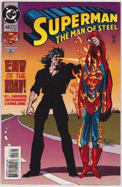 1995 DC Comics Superman The Man Of Steel #45 Issue