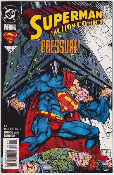 1995 DC Comics SUPERMAN IN ACTION COMICS #712 Issue 