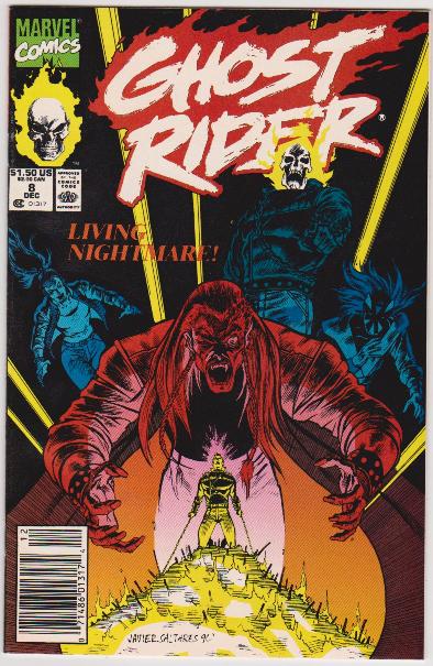 1990 Ghost Rider #8 Issue - Marvel Comics