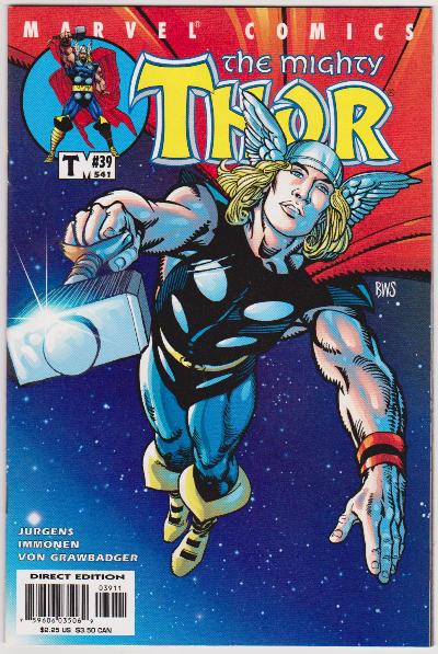 2001 The Mighty Thor #39 (#541) Issue - Marvel Comics