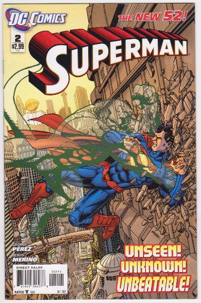 2011 DC Comics SUPERMAN THE NEW 52! #2 Issue 