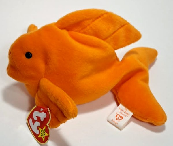 1993 Goldie The Goldfish Ty Beanie Baby - With Original Tags