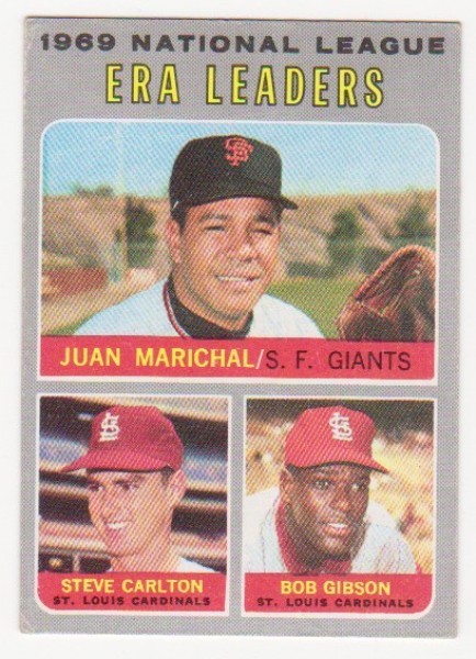 1970 Topps Juan Marichal/Steve Carlton/Bob Gibson #67 Card - HOF'ers