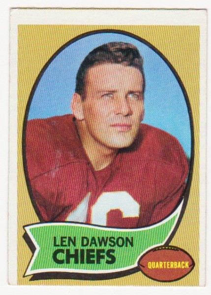 1970 Topps Len Dawson #1 Card - HOF'er