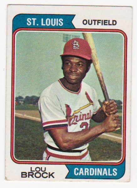 1974 Topps Lou Brock #60 Card - HOF'er