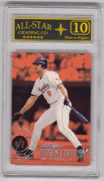 Graded 10 - Cal Ripken Jr. 2000 Skybox Dominion #18 Card