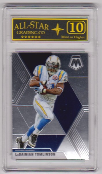 Graded 10 - LaDainian Tomlinson 2020 Panini Mosaic #113 Card