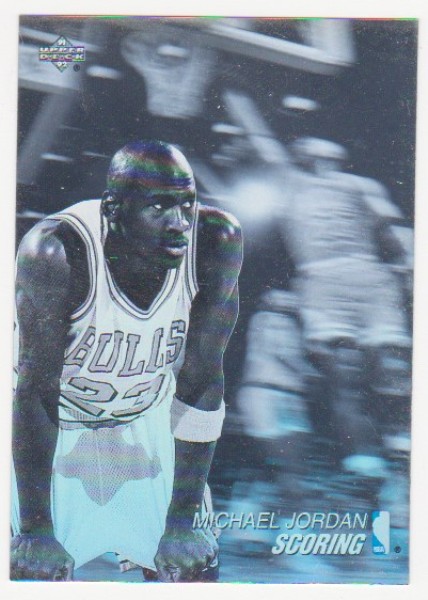 1991-92 Upper Deck Michael Jordan #AW1 Hologram Insert Card