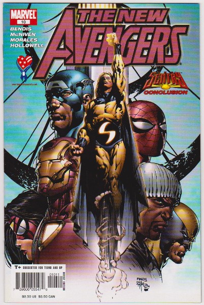 2005 The New Avengers #10 Issue - Marvel Comics