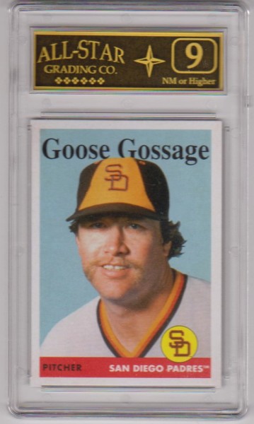 Graded 9 - Goose Gossage 2019 Topps Archives #67 Card