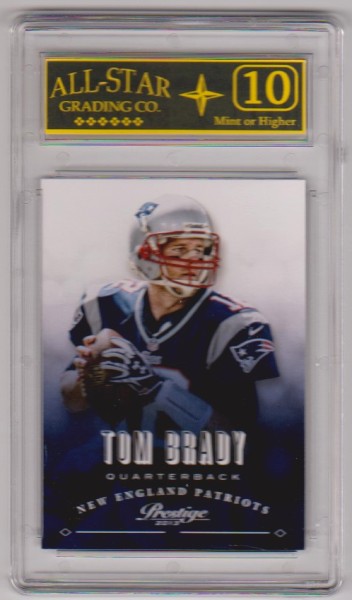 Graded 10 - Tom Brady 2013 Panini Prestige #113 Card