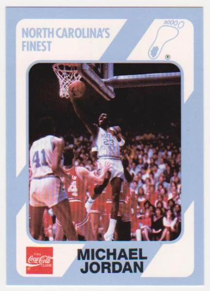 Michael Jordan 1989 North Carolina #14 College Card