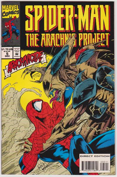 1994 Spider-Man The Arachnis Project #5 Issue - Marvel Comics
