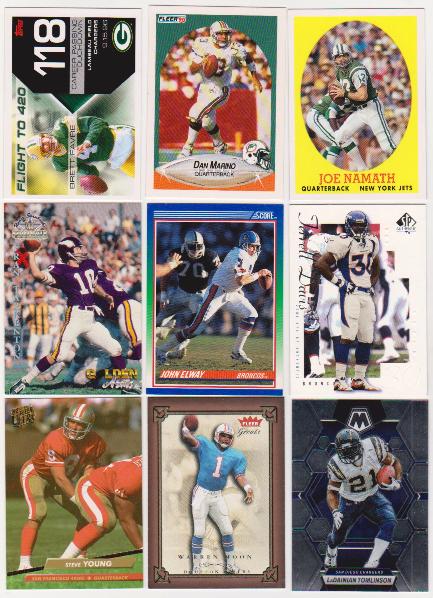 Football Card Collection 1990-2023 w/ Brett Favre, Dan Marino + More