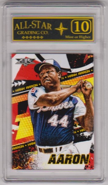 Graded 10 - Hank Aaron 2022 Topps Fire #194 Card