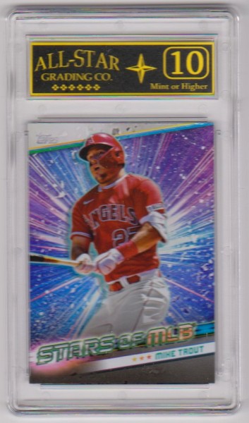 Graded 10 - Mike Trout 2024 Topps Stars Of MLB #SMLB-2 Insert Card