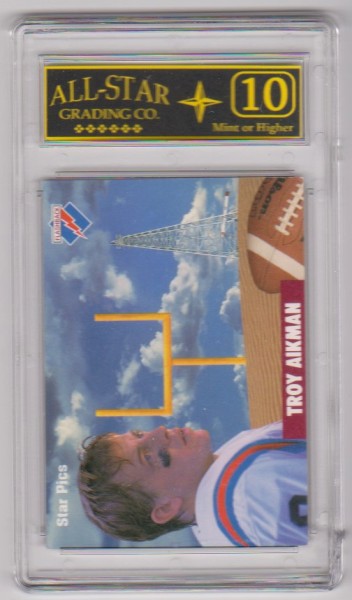 Graded 10 - Troy Aikman 1991 Star Pics #50 Card