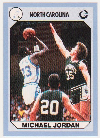 Michael Jordan 1990 North Carolina #61 College Card
