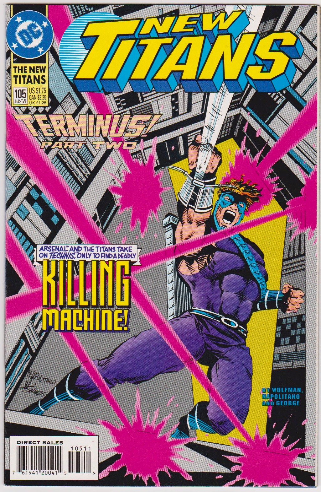 1993 DC Comics THE NEW TITANS #105 Issue