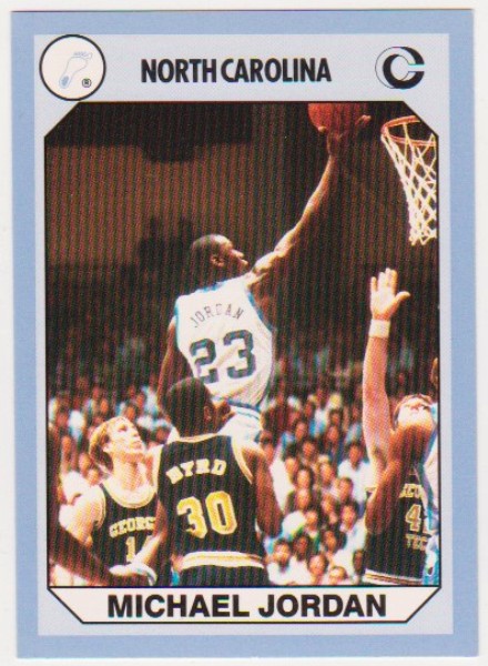 Michael Jordan 1990 North Carolina #89 College Card