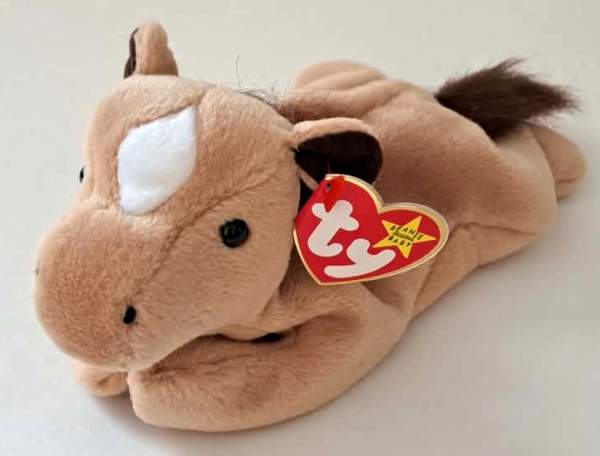 1995 Ty Beanie Baby Derby The Horse - With Original Tags 