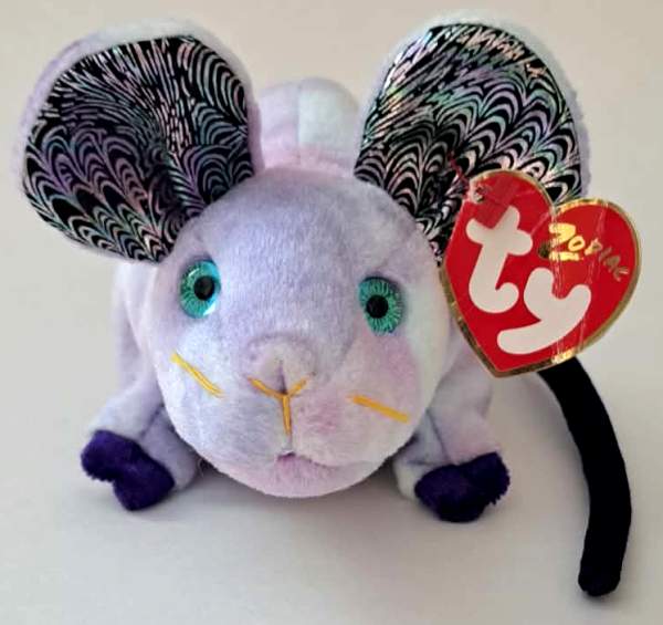 2000 Ty Beanie Baby Zodiac Rat - With Original Tags