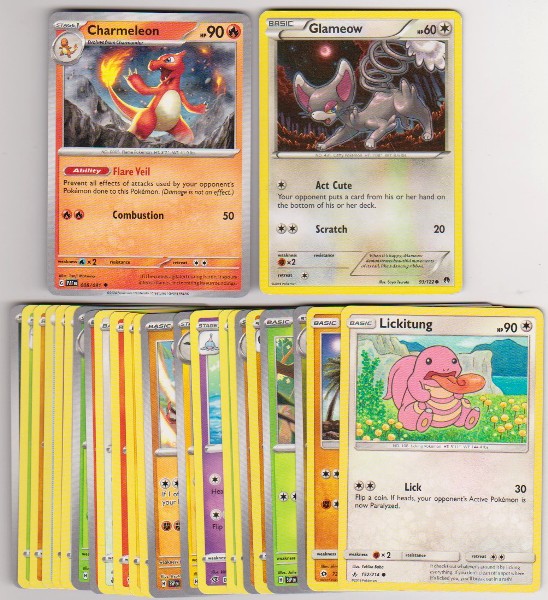 25 Different Pokemon Trading Cards w/ Charmeleon + More