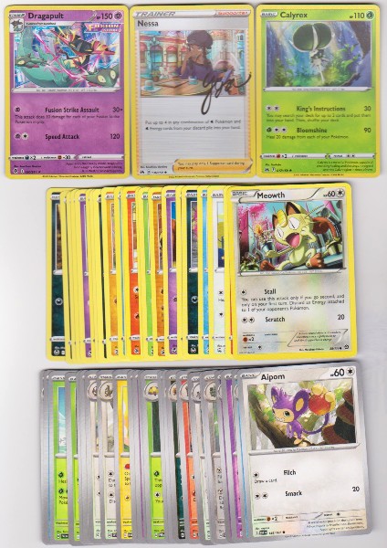 50 Different Pokemon Trading Cards w/ 3 HOLOS + More