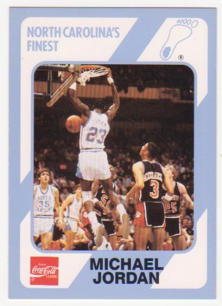 Michael Jordan 1989 North Carolina #15 College Card