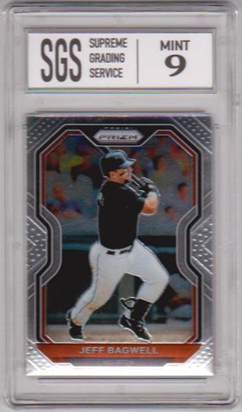 Graded Mint 9 - Jeff Bagwell 2021 Panini Prizm #40 Card