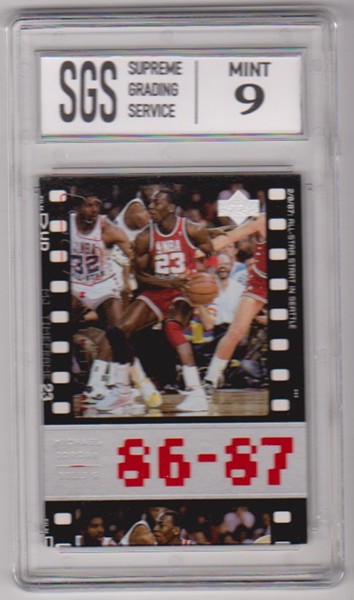 Graded Mint 9 - Michael Jordan 1998 Upper Deck Living Legends #13 Card