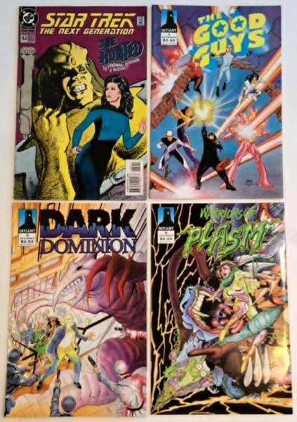 4 Different Comic Books - Star Trek The Next Generation #62 + More