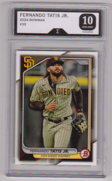 Graded Sigma Gem Mint 10 -Fernando Tatis Jr. 2024 Bowman #35 Card