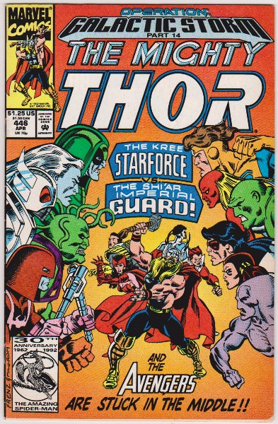 1992 The Mighty Thor #446 Issue - Marvel Comics