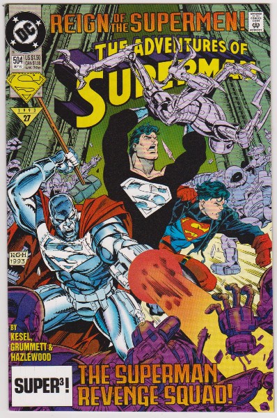 1993 DC Comics The Adventures Of Superman #504 Issue