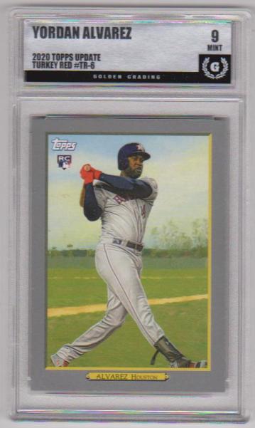Rookie Graded GG Mint 9 -Yordan Alvarez 2020 Topps Turkey Red #TR-6 Insert Card