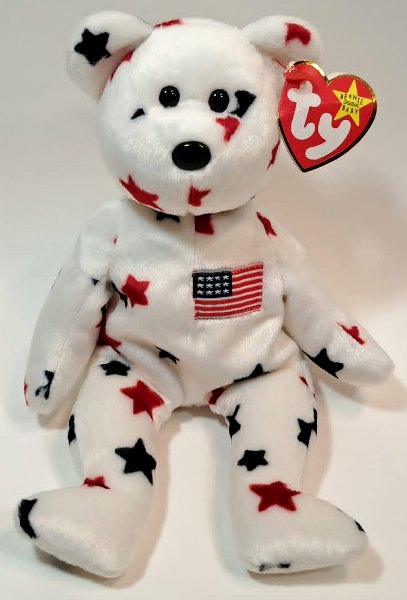 1998 Ty Beanie Baby Glory The Bear With Original Tags