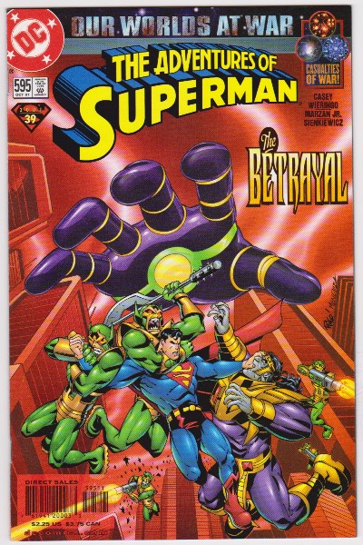 2001 DC Comics The Adventures Of Superman #595 Issue