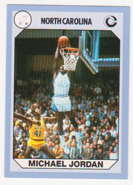 Michael Jordan 1990 North Carolina #93 College Card