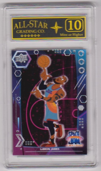 Graded 10 - Lebron James 2021 Upper Deck Space Jam A New Legacy #1 Card