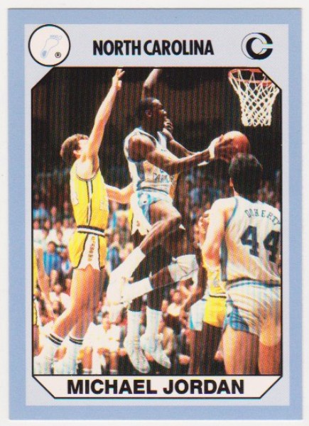 Michael Jordan 1990 North Carolina #3 College Card