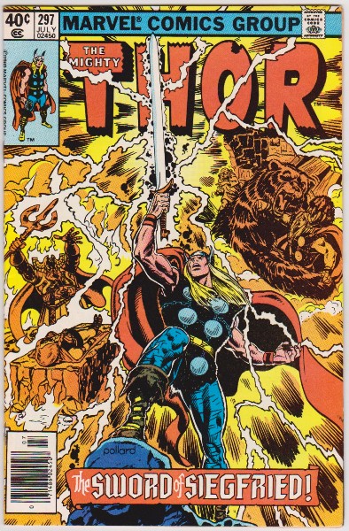 1980 The Mighty Thor #297 Issue - Marvel Comics