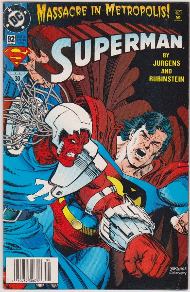 1994 DC Comics SUPERMAN #92 Issue