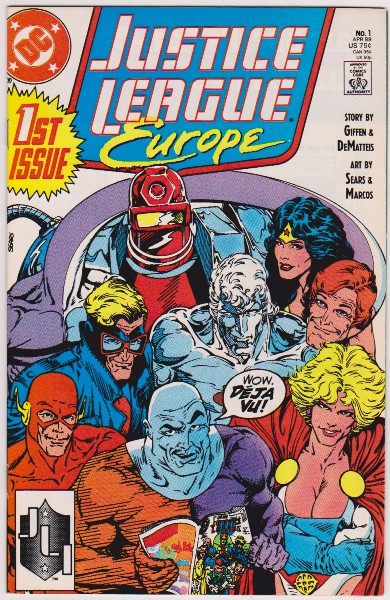 1989 DC Comics JUSTICE LEAGUE EUROPE #1 Issue