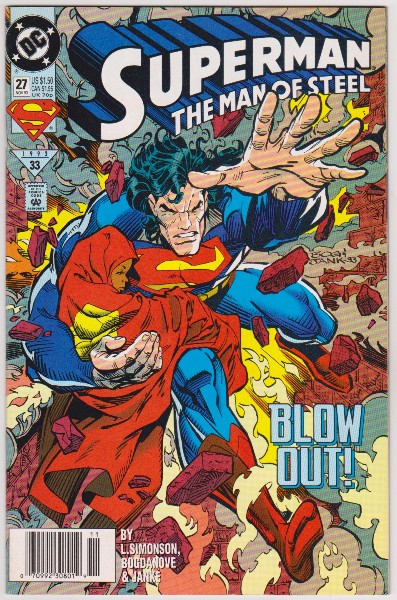 1993 DC Comics Superman The Man Of Steel #27 Issue
