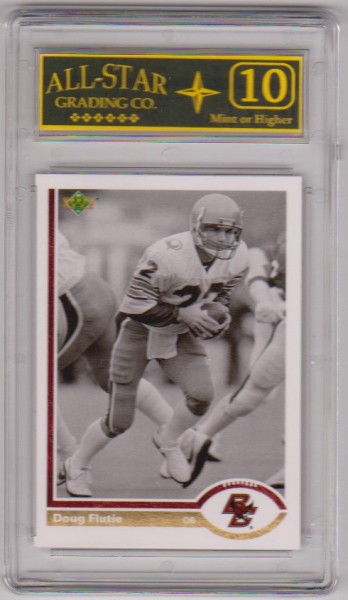 Graded 10 - Doug Flutie 2011 Upper Deck 20th Anniversary #20A-24 Card