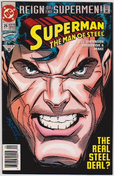 1993 DC Comics Superman The Man Of Steel #25 Issue